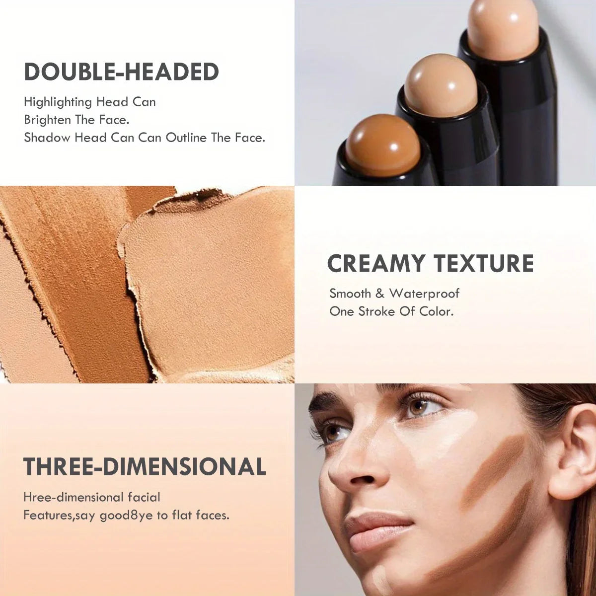 Double Head Highlight Pen Liquid  Contouring