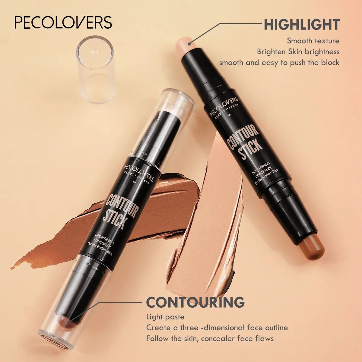 Double Head Highlight Pen Liquid  Contouring