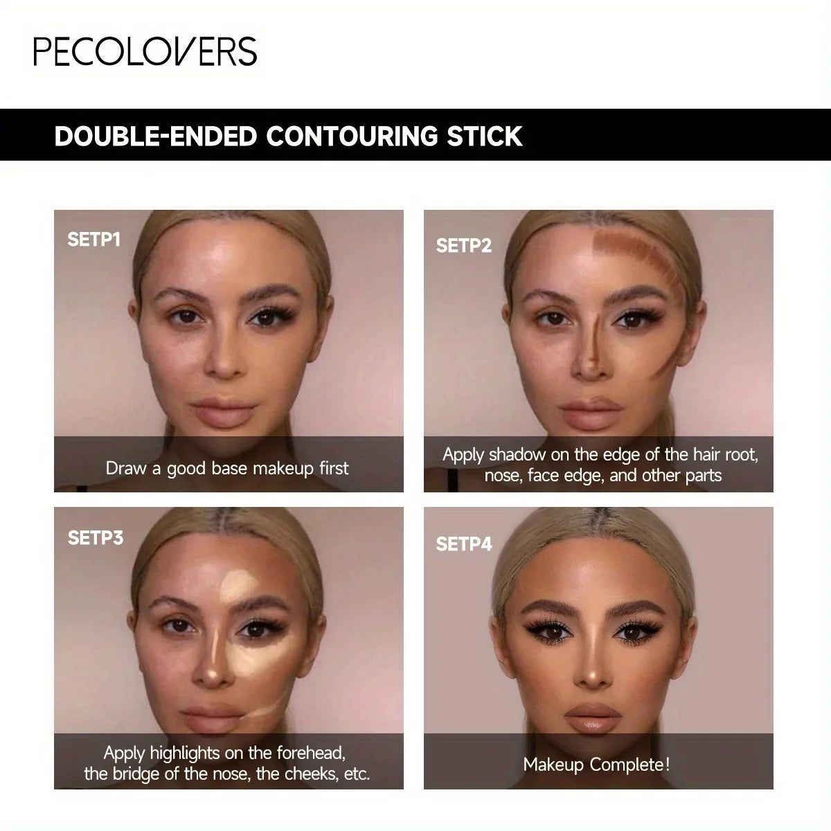 Double Head Highlight Pen Liquid  Contouring