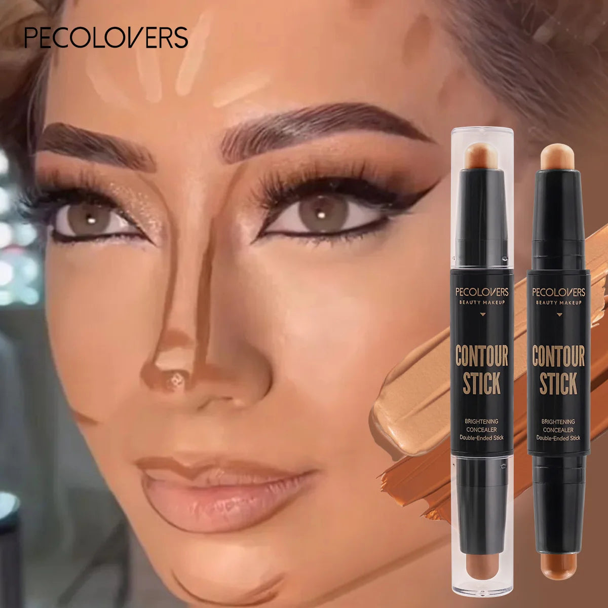 Double Head Highlight Pen Liquid  Contouring